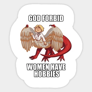 God forbid Falin has hobbies! Sticker